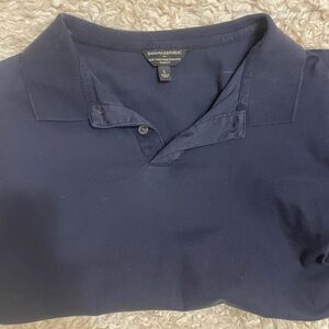 Banana Republic Men's Dark Blue Polo